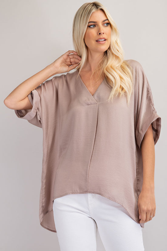 V-Neck High-Low Top *FINAL SALE*