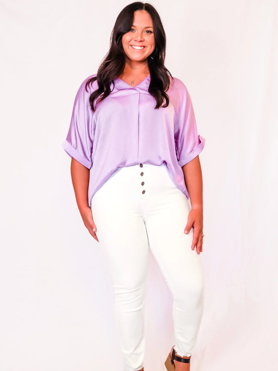 V-Neck High-Low Top *FINAL SALE*
