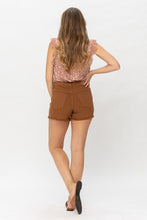 Load image into Gallery viewer, Judy Blue Mid Rise Garment Dyed Cut Off Shorts
