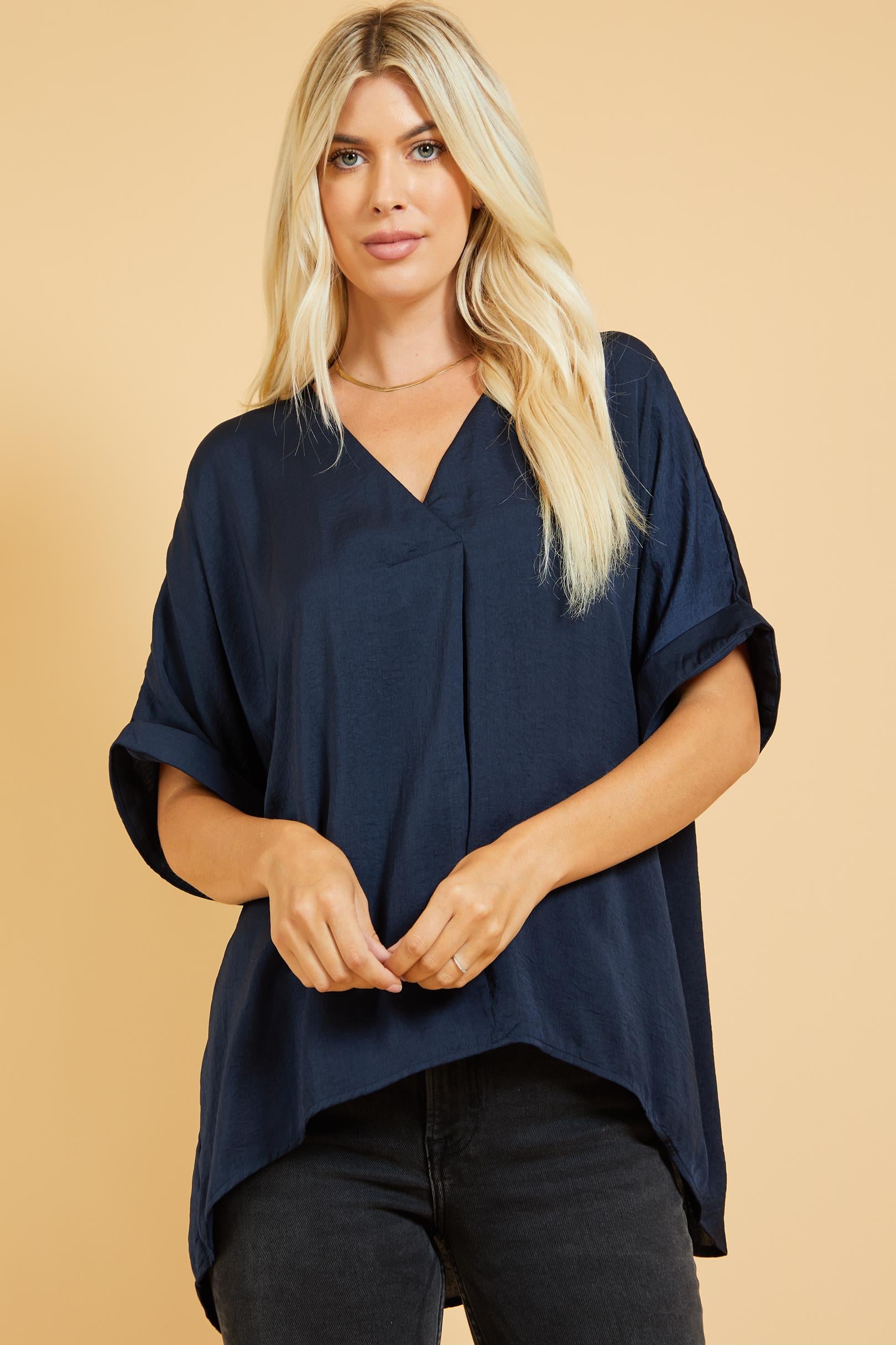 V-Neck High-Low Top *FINAL SALE*