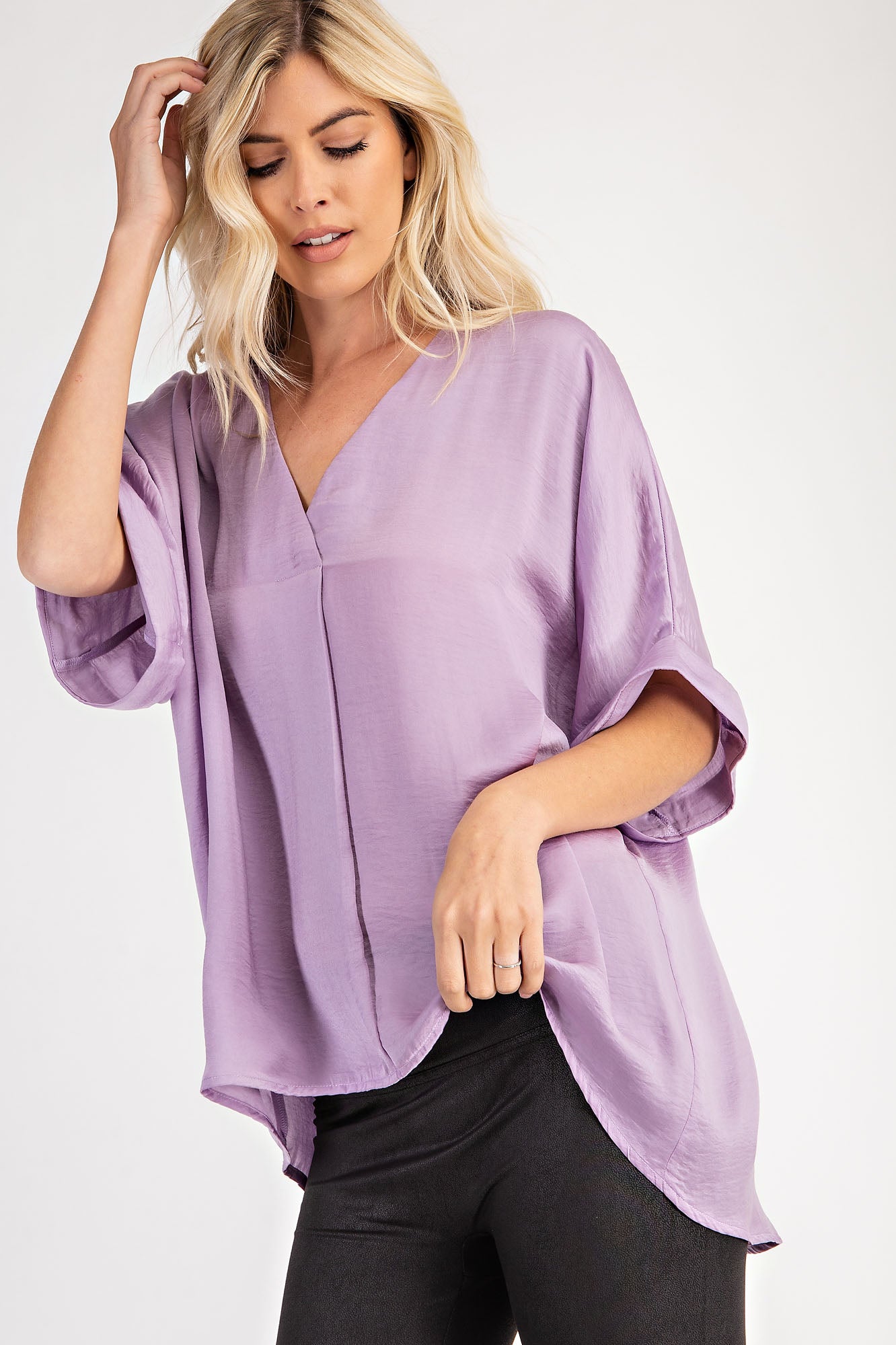V-Neck High-Low Top *FINAL SALE*