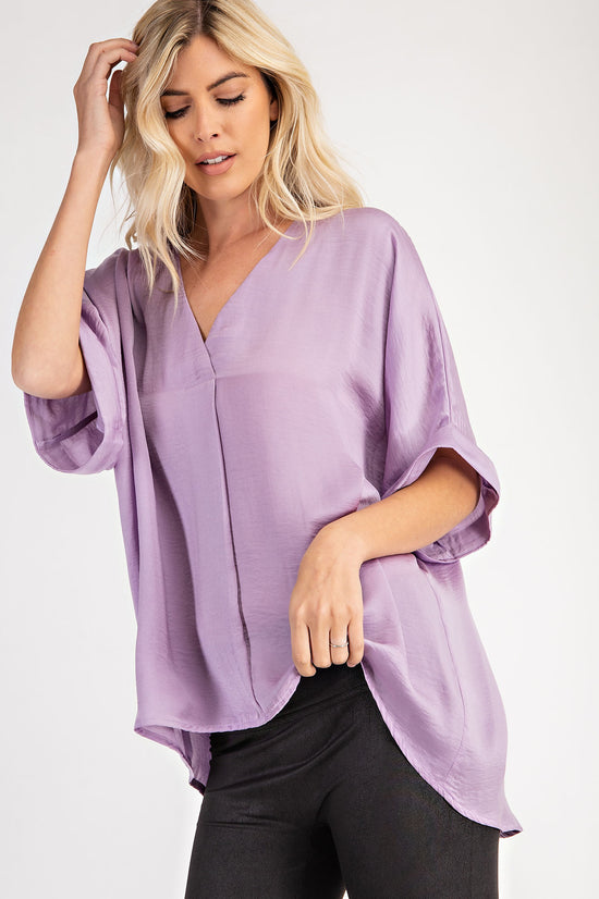 V-Neck High-Low Top *FINAL SALE*