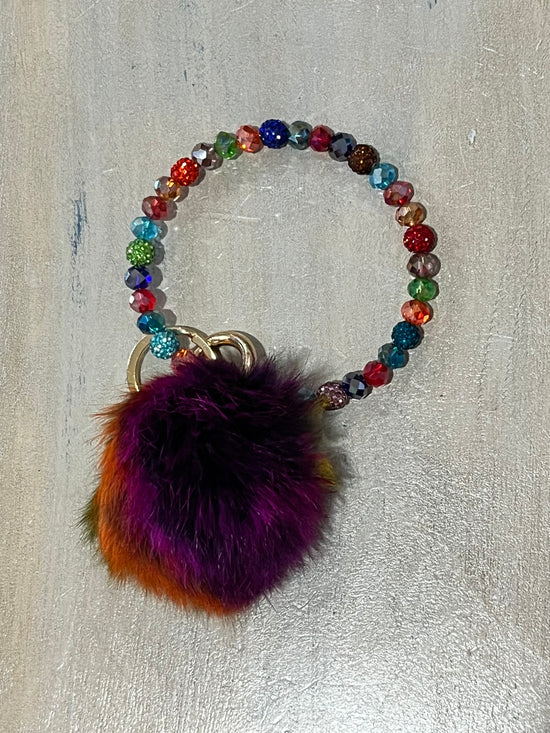 Pom Pom Key Chain