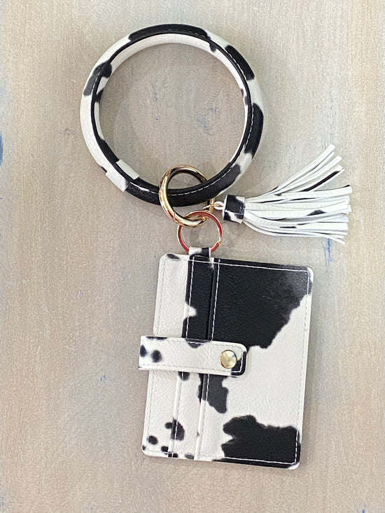 Mini fancy card holder/keychain