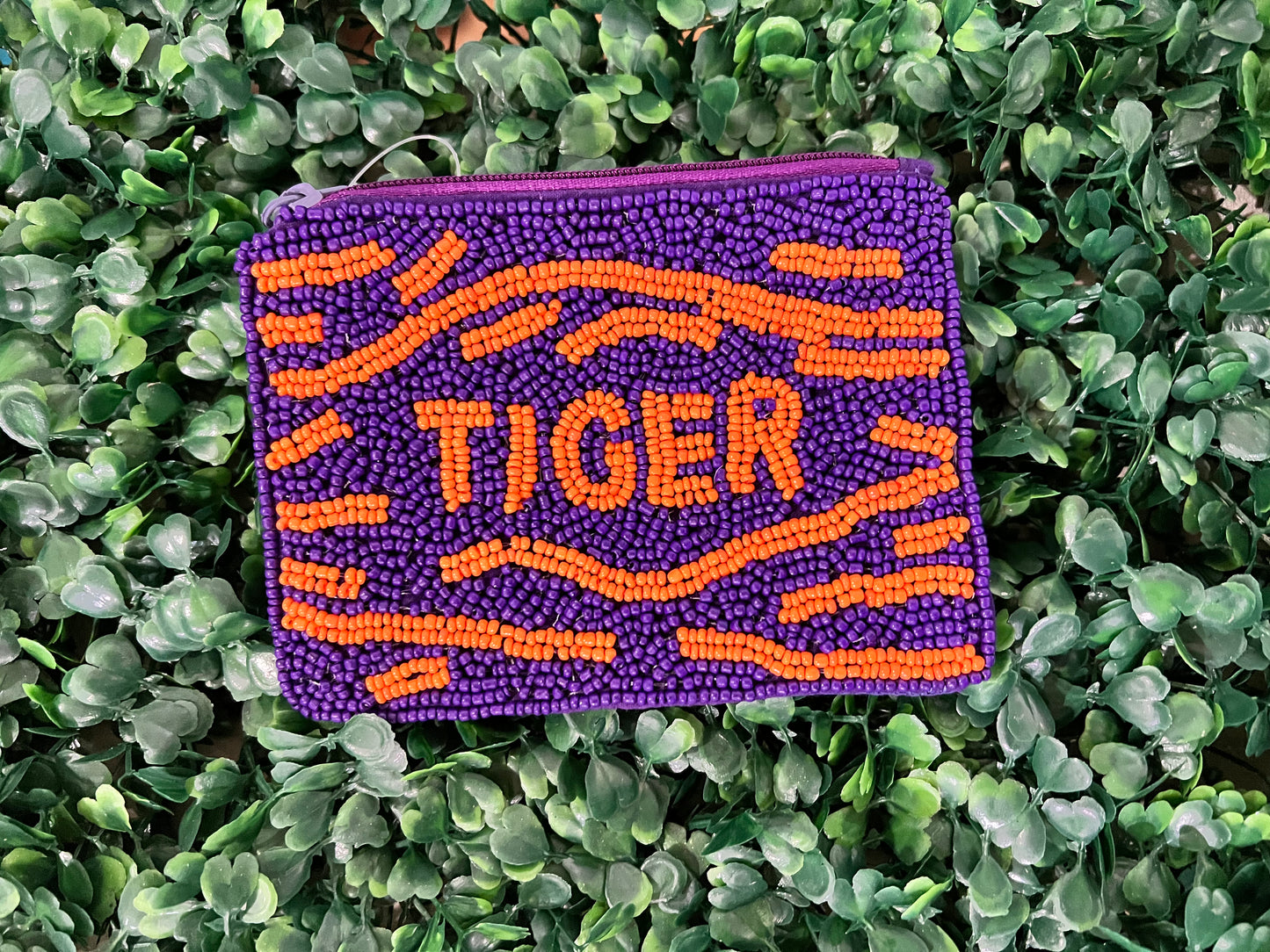 Gameday Seed Bead Coin Purse
