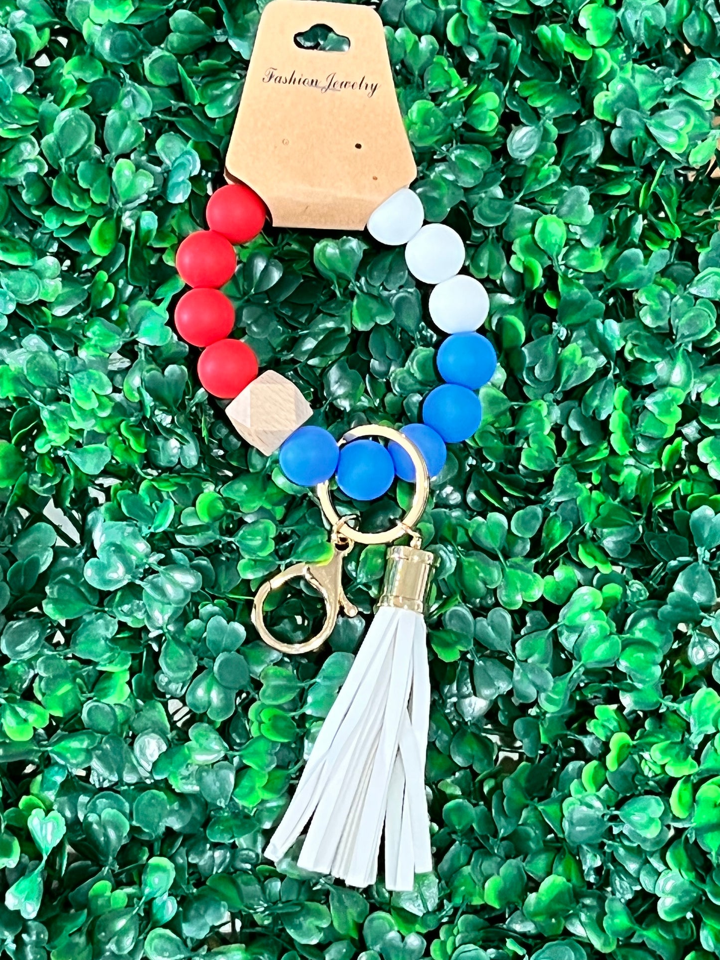 Silicone Beaded Key Rings