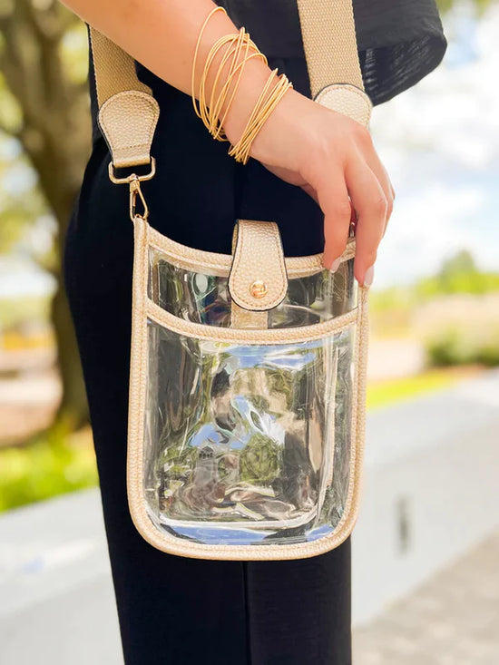 Game Day Mini Clear Crossbody Handbag