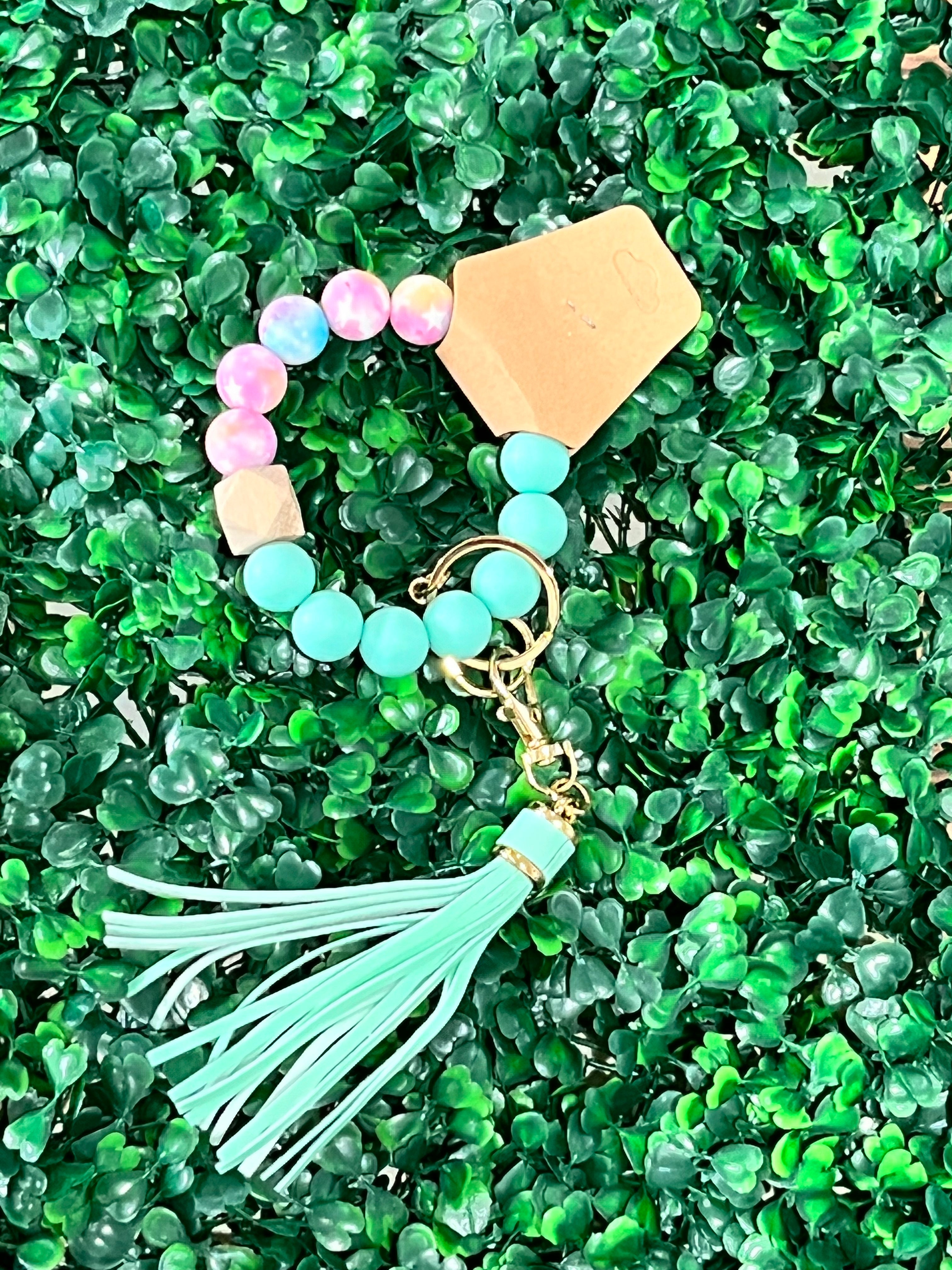 Silicone Beaded Key Rings