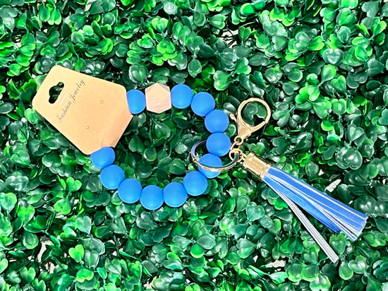Silicone Beaded Key Rings