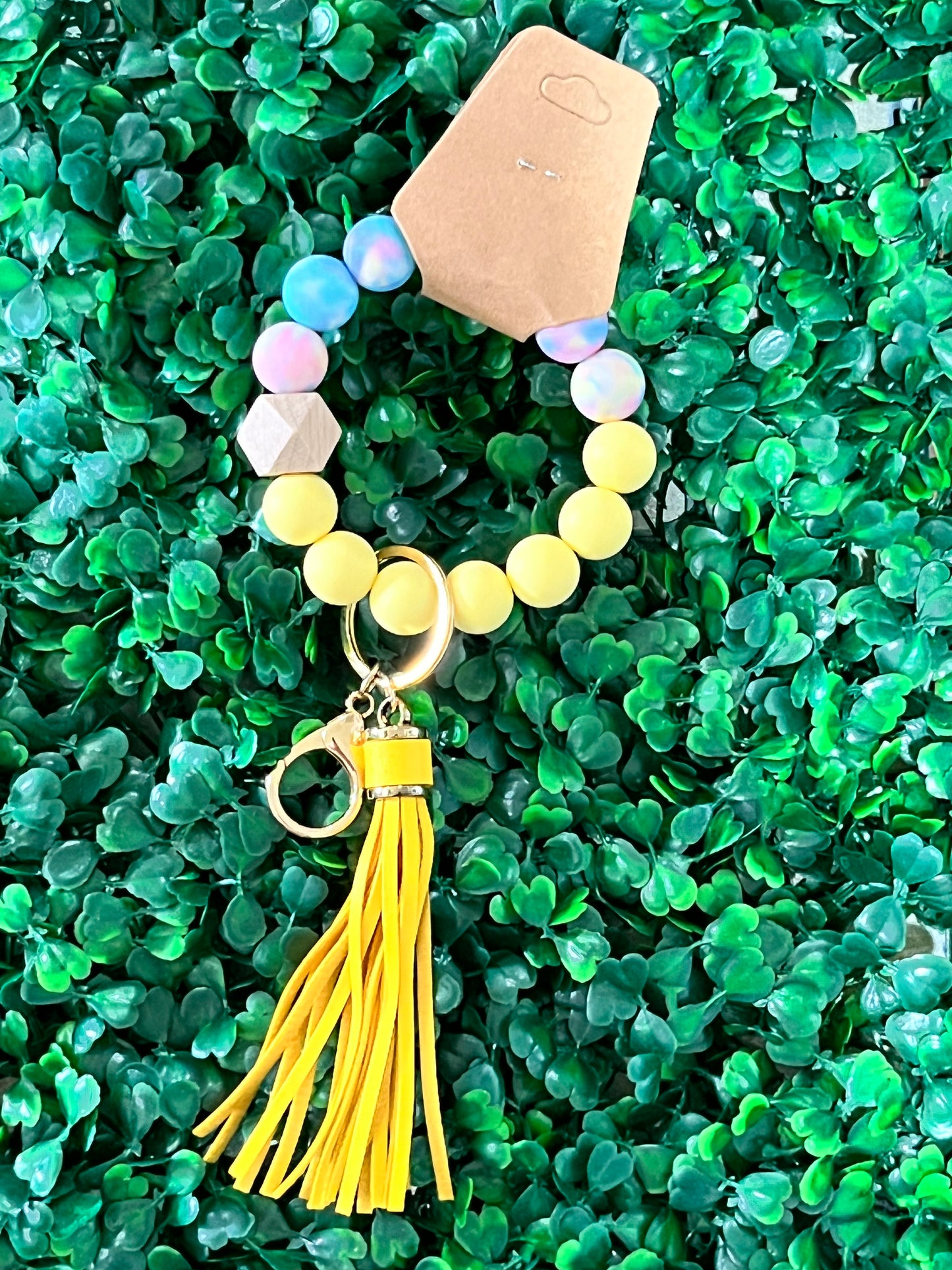 Silicone Beaded Key Rings