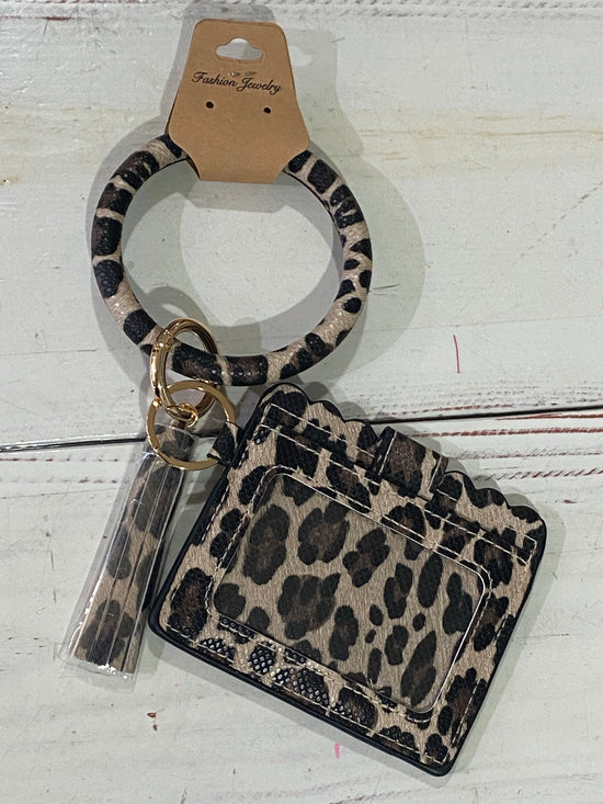 Mini fancy card holder/keychain