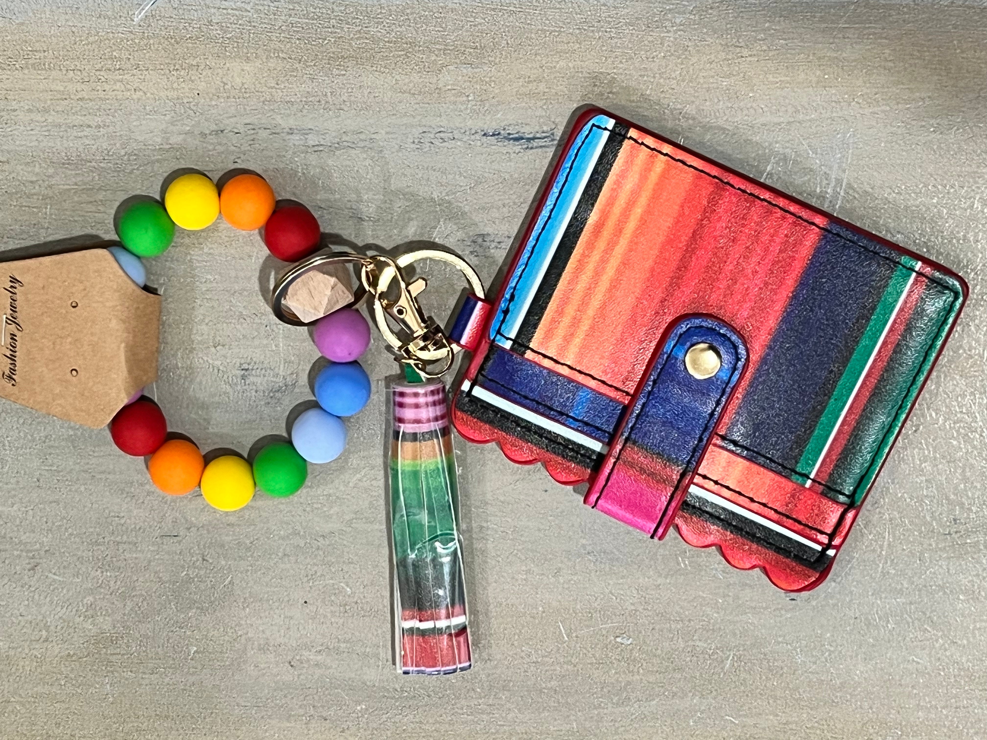 Silicone Keychain & Card Holder
