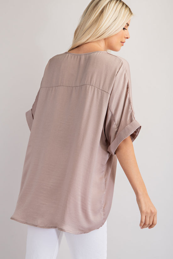 V-Neck High-Low Top *FINAL SALE*