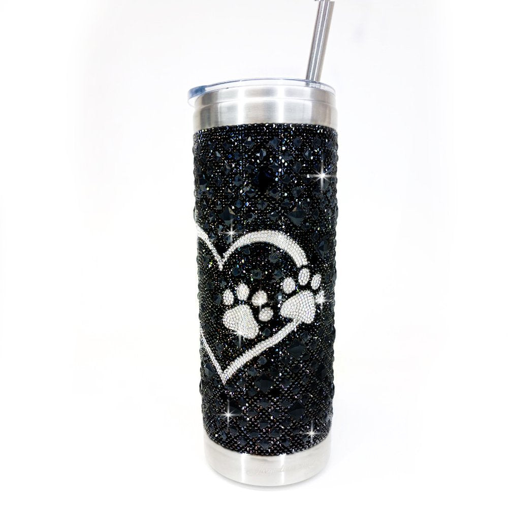 Glitter Football Tumbler – Vickie's Creation