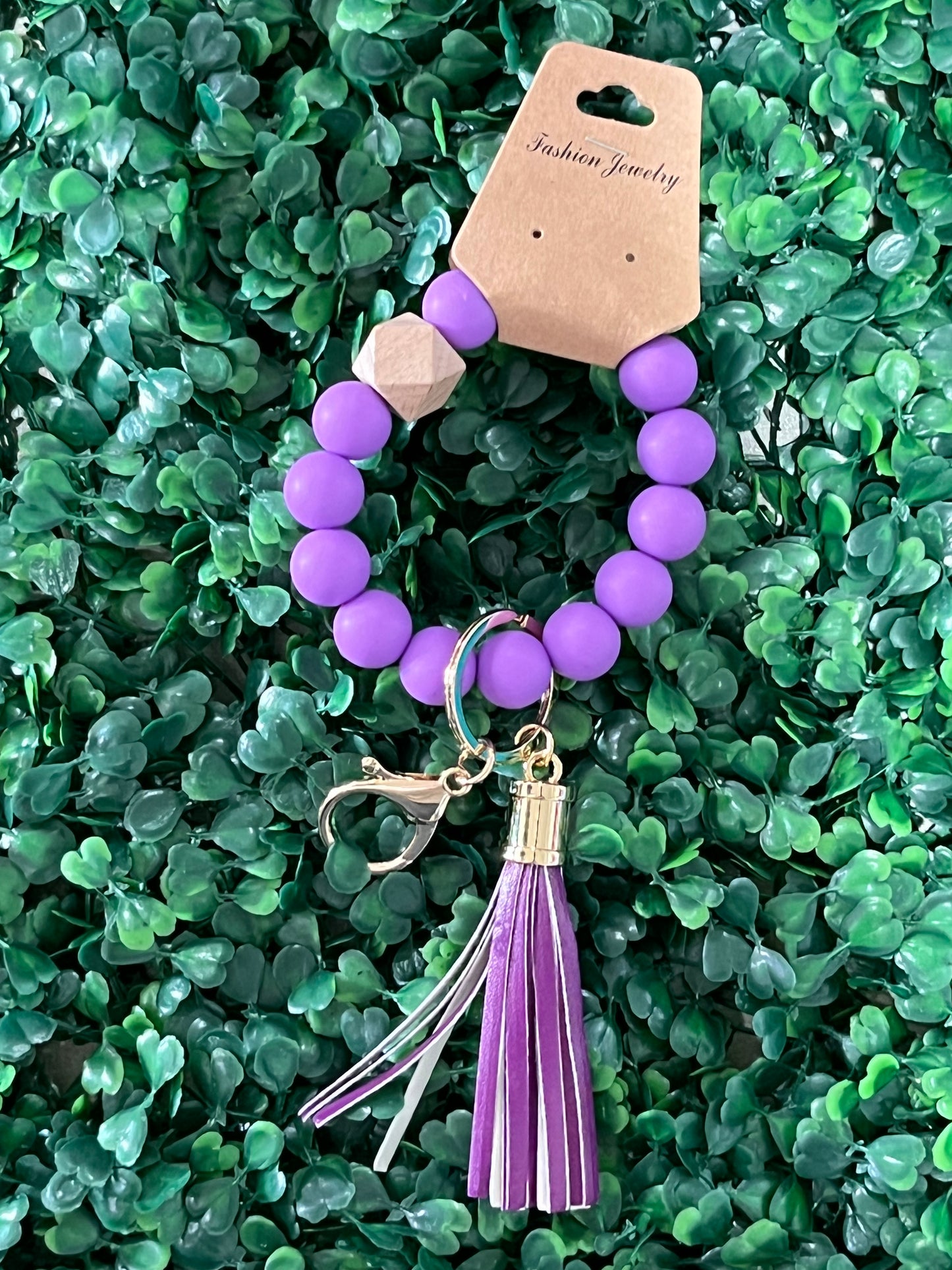 Silicone Beaded Key Rings