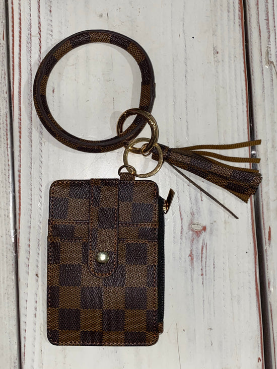 Mini fancy card holder/keychain