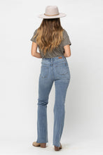 Load image into Gallery viewer, Judy Blue High Waist Control Top Raw Hem Slim Bootcut Jeans
