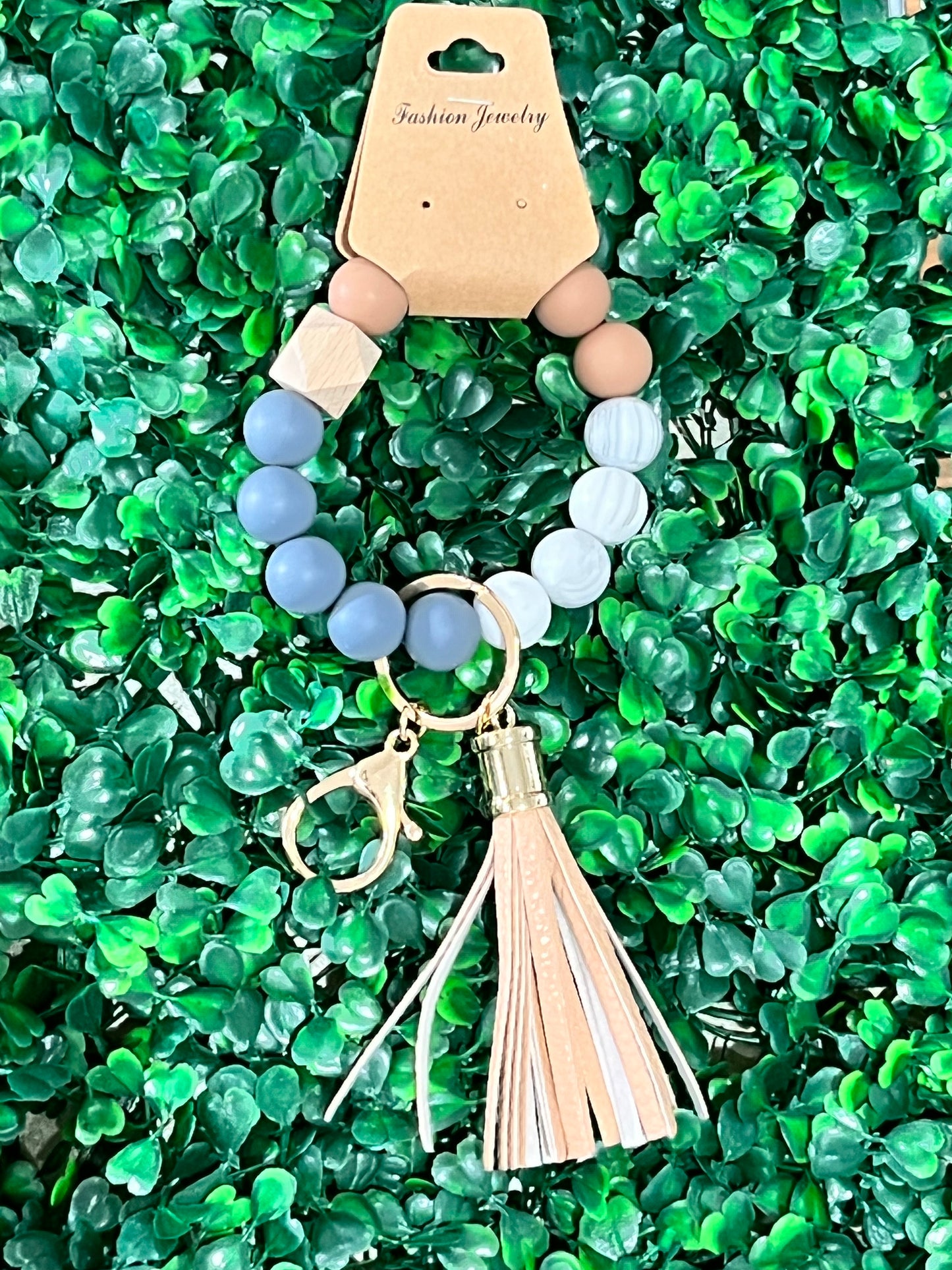 Silicone Beaded Key Rings