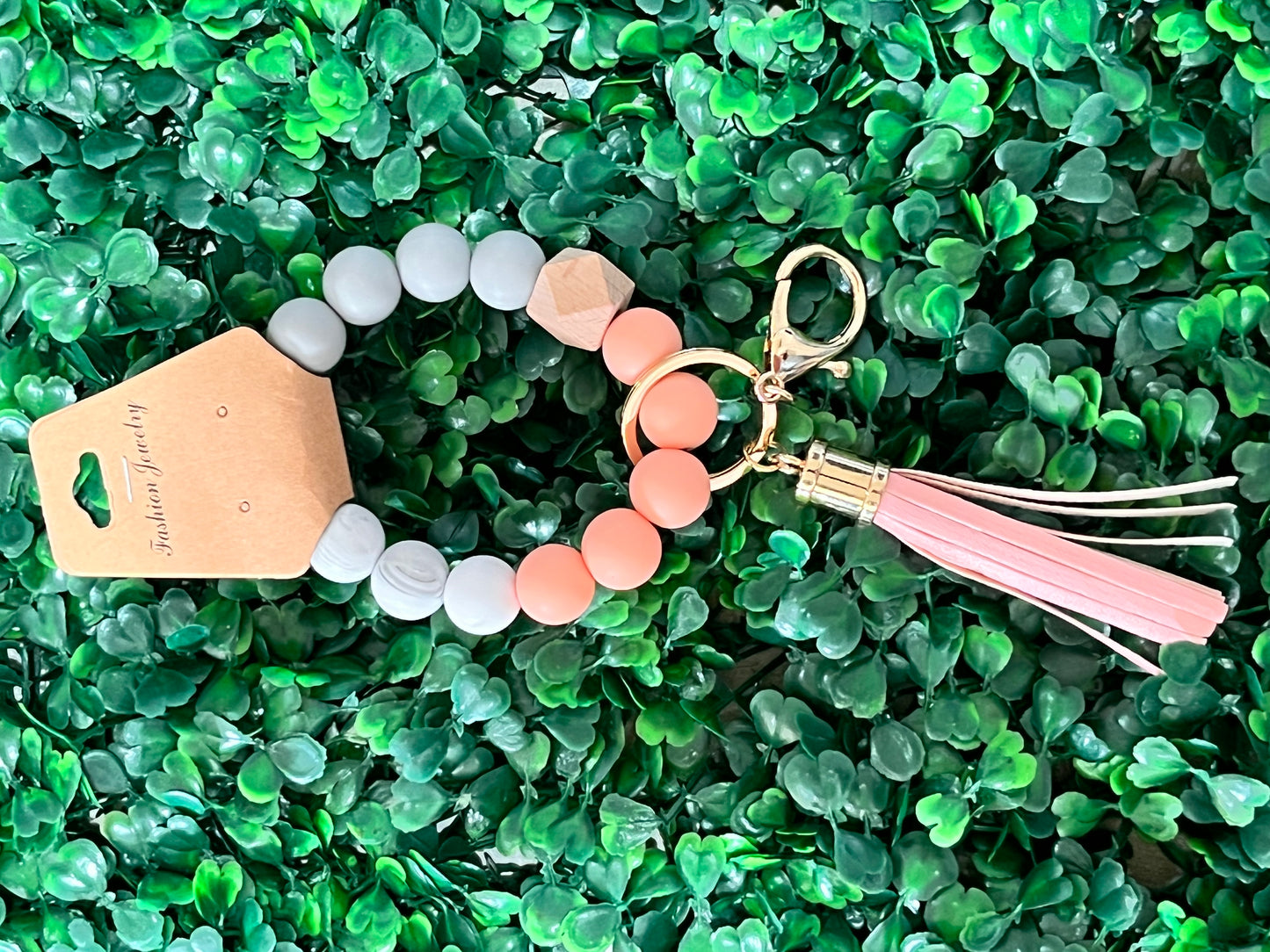 Silicone Beaded Key Rings