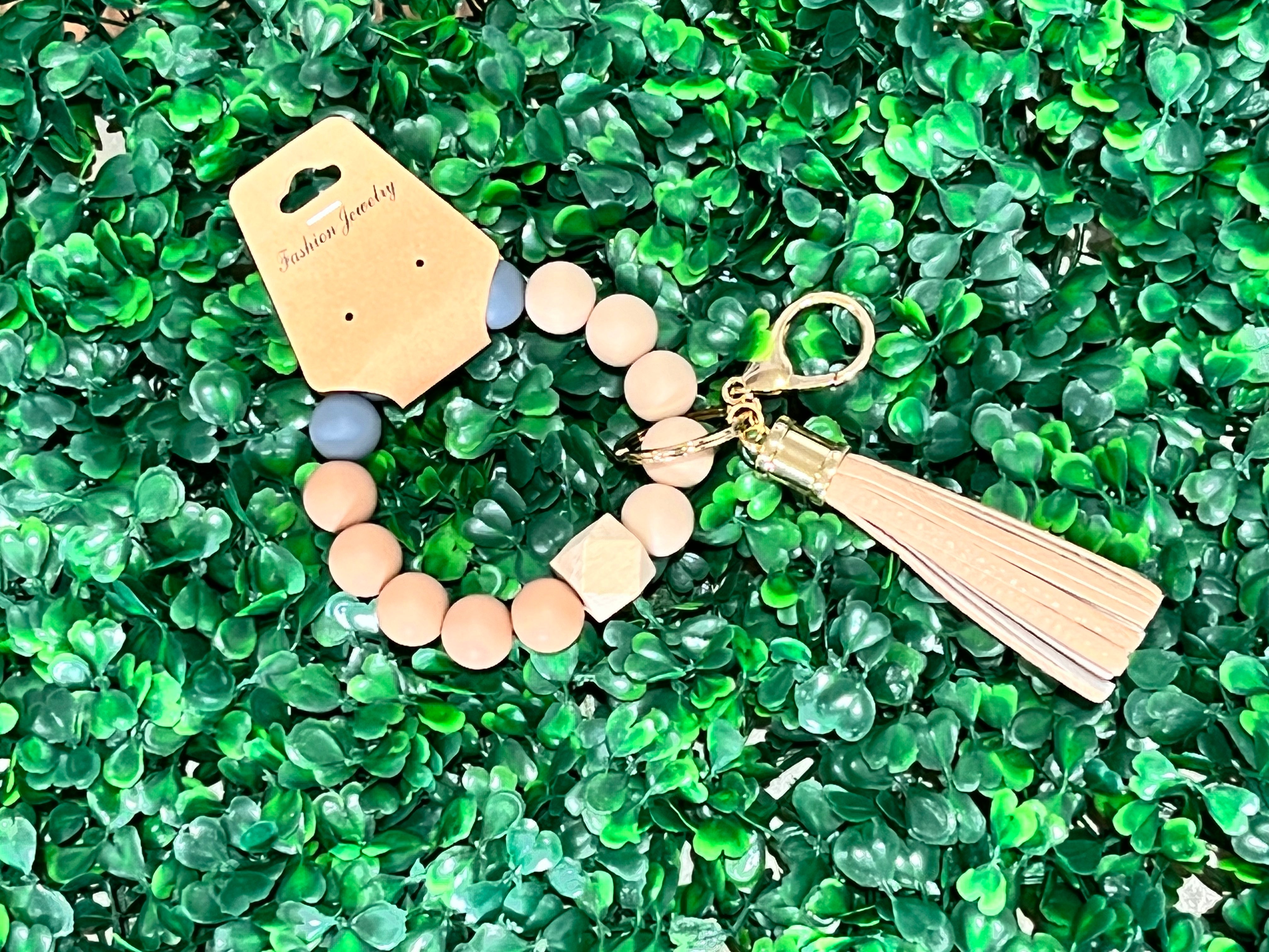 Silicone Beaded Key Rings