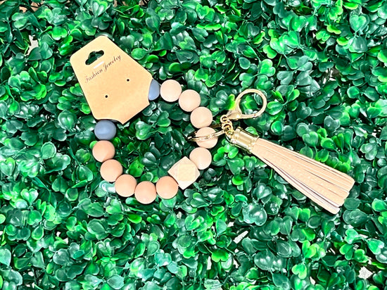 Silicone Beaded Key Rings