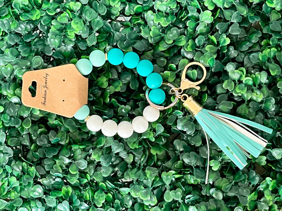 Silicone Beaded Key Rings