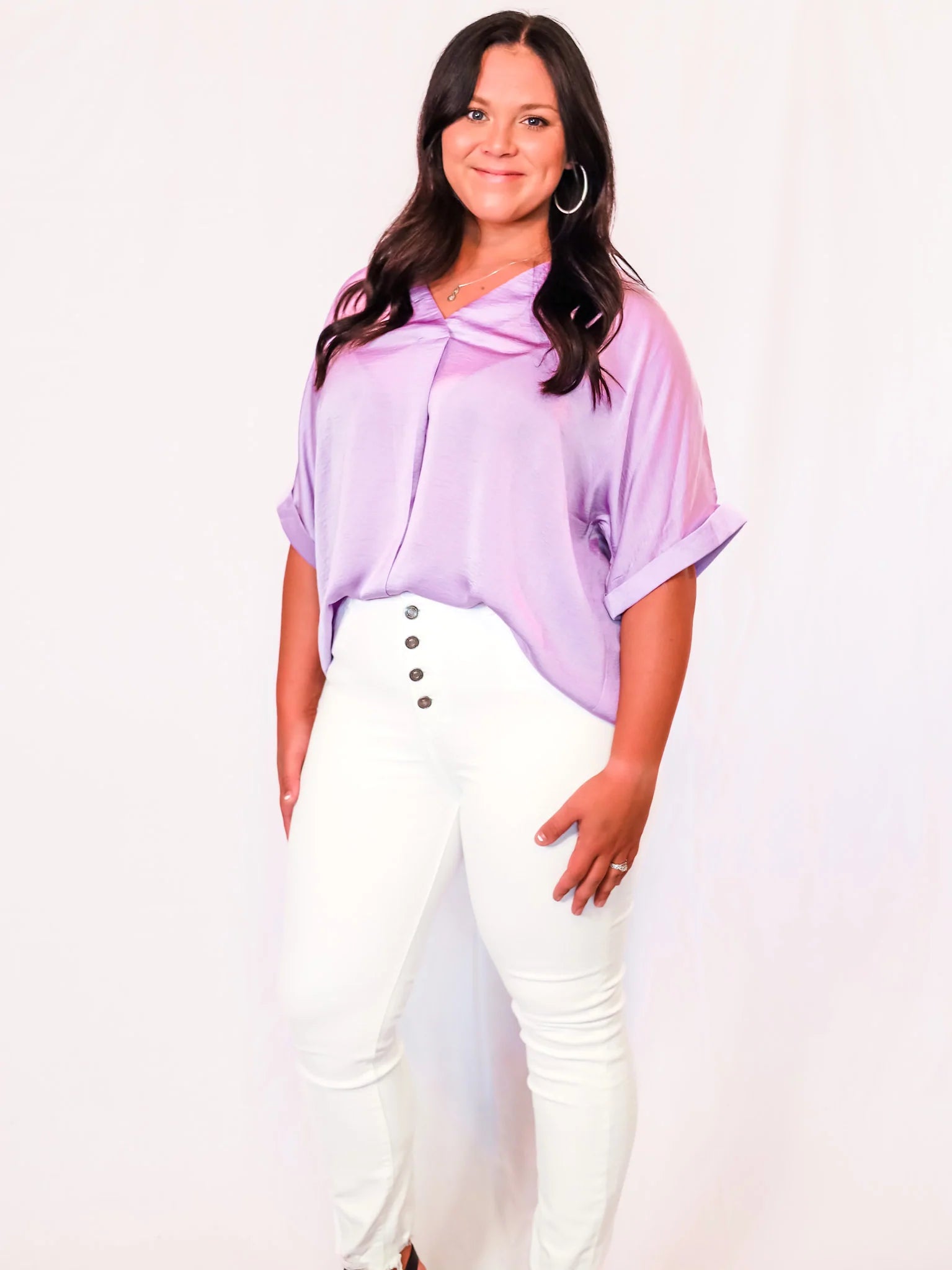 V-Neck High-Low Top *FINAL SALE*