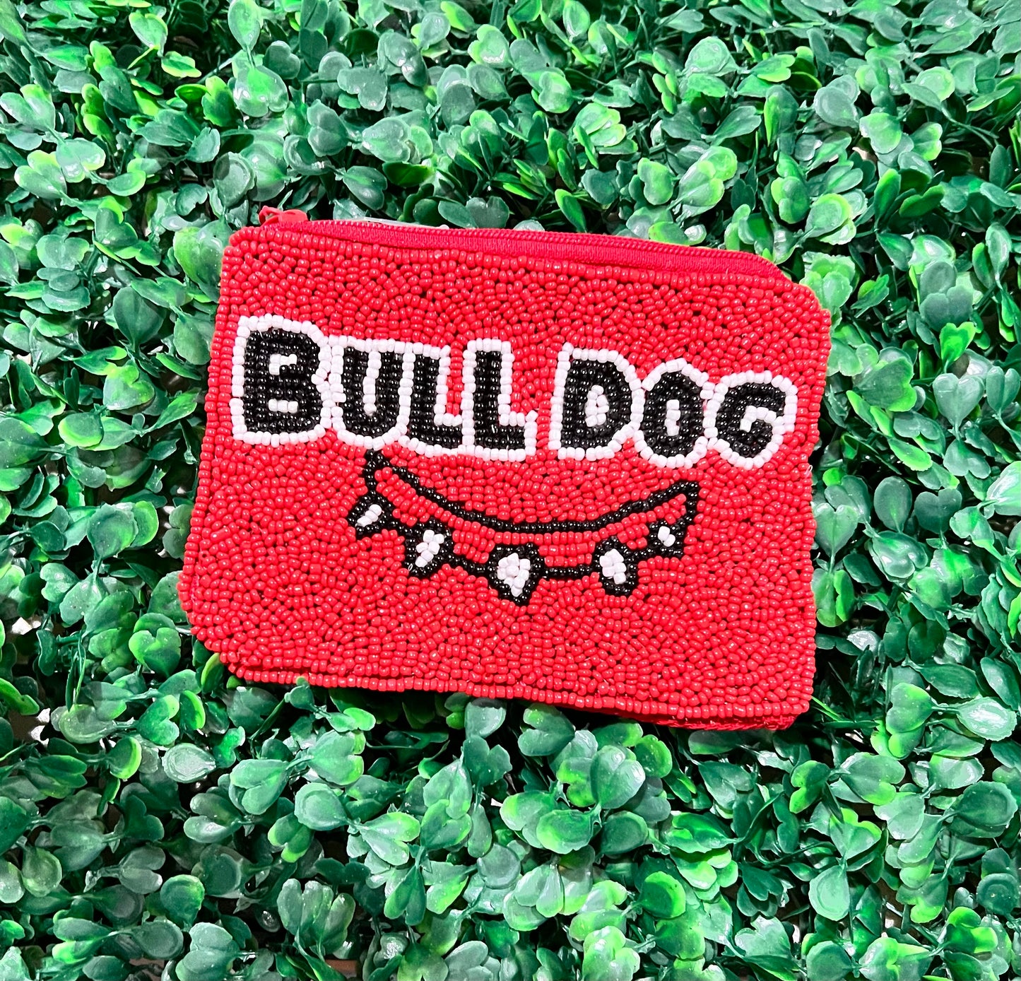 Gameday Seed Bead Coin Purse