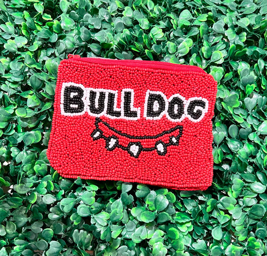 Gameday Seed Bead Coin Purse