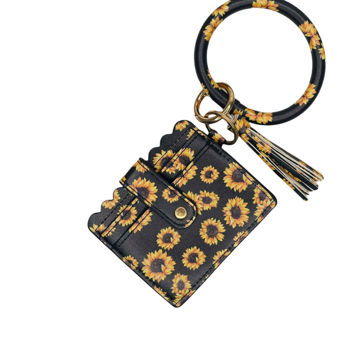 Mini fancy card holder/keychain