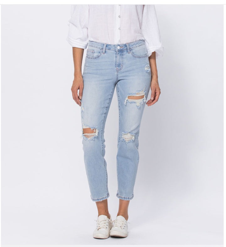 Judy Blue Super Light Destroyed Boyfriend *FINAL SALE*