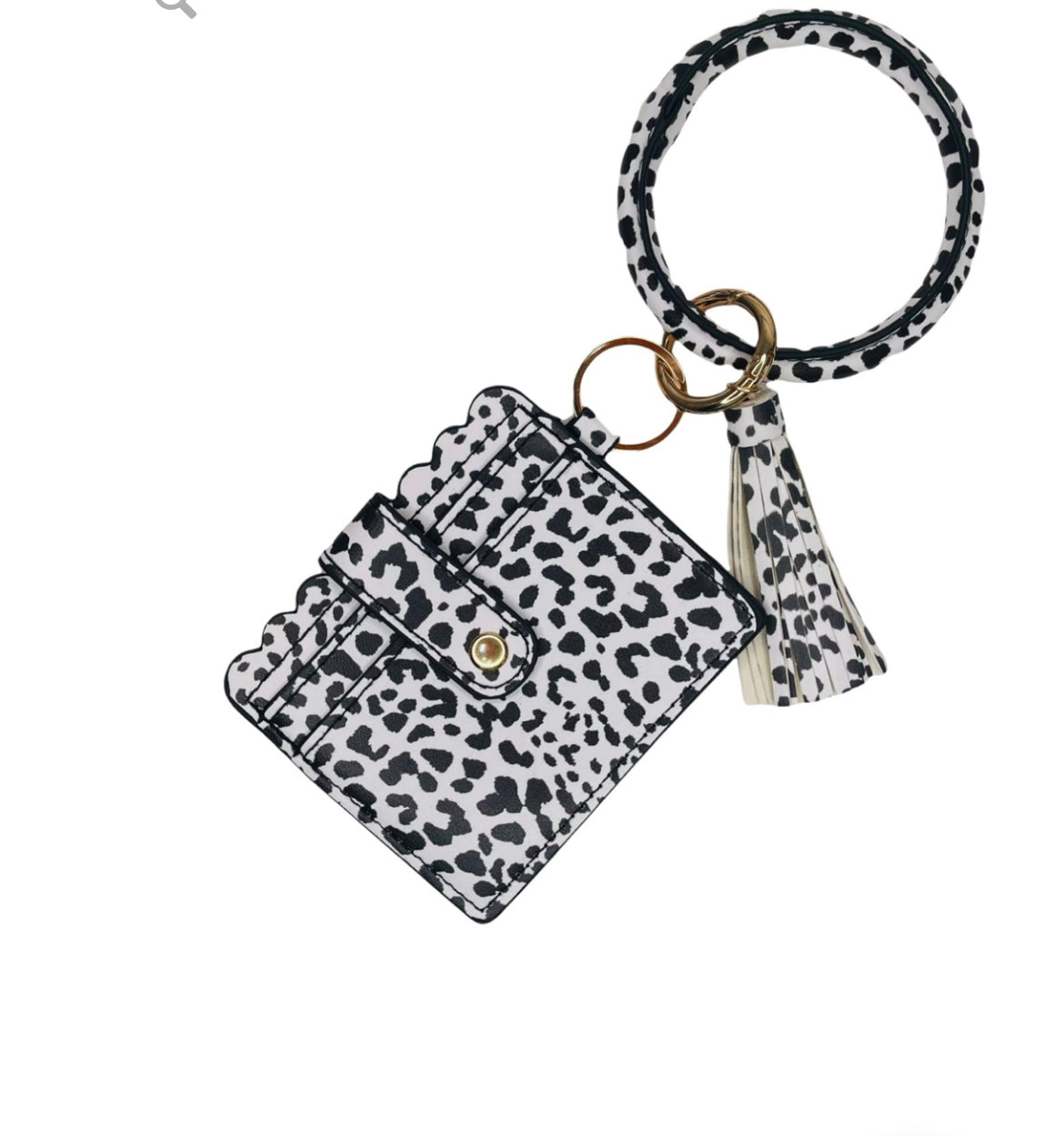 Mini fancy card holder/keychain