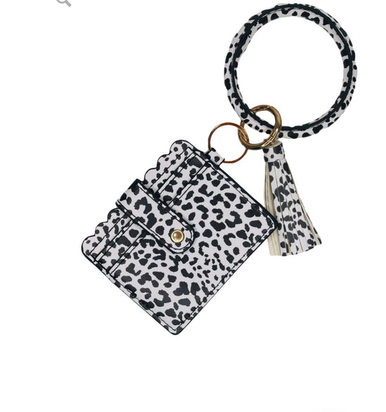 Mini fancy card holder/keychain