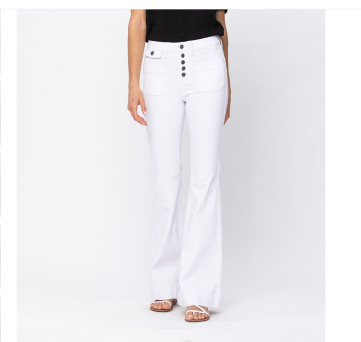 Judy Blue High Rise Button Fly Flare *FINAL SALE*