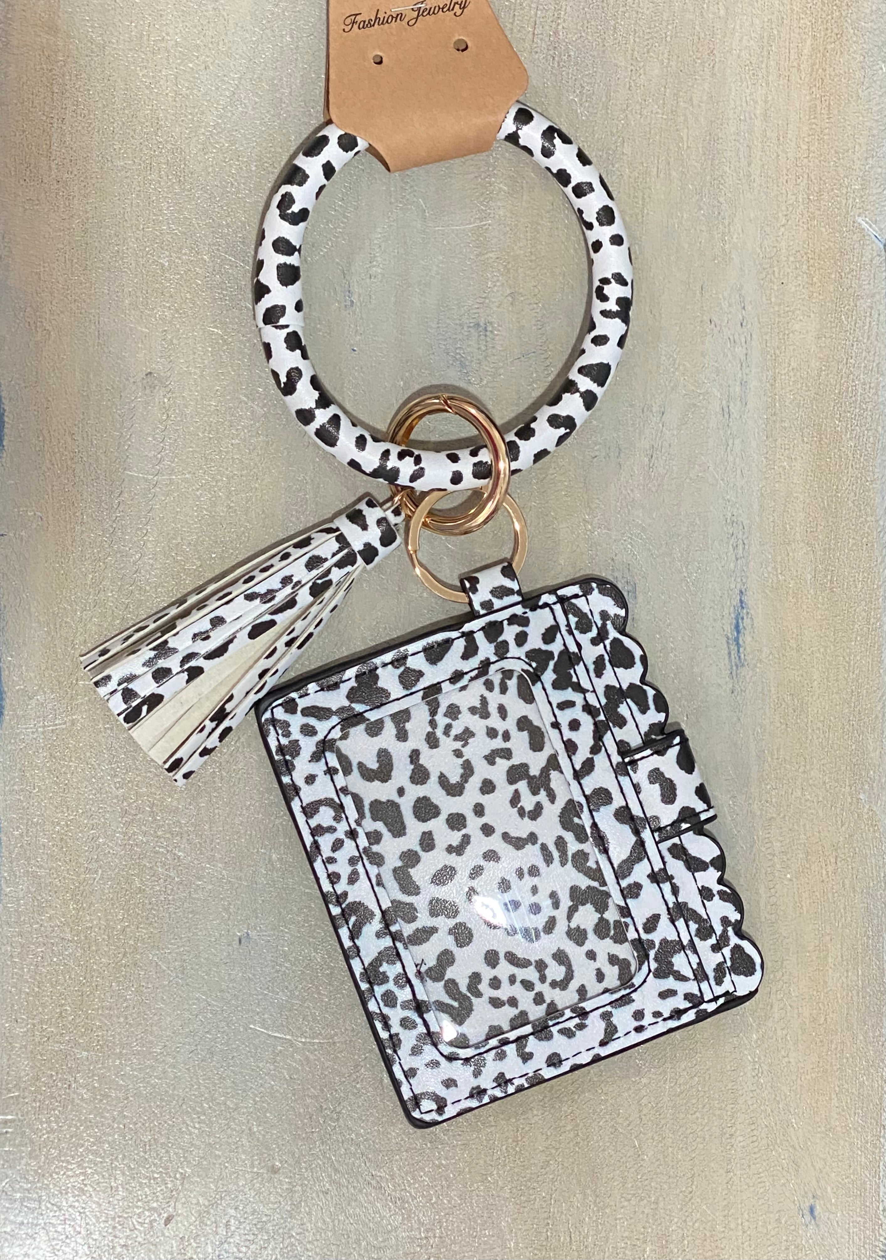 Mini fancy card holder/keychain