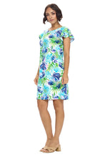 Load image into Gallery viewer, Nalian Tiered Cap Sleeve Dress *FINAL SALE*
