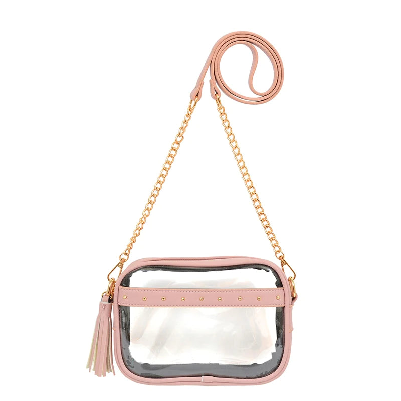 Transparent Clear Cell Phone Crossbody
