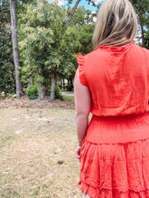 Load image into Gallery viewer, Tangerine Dream Linen Dress *FINAL SALE*

