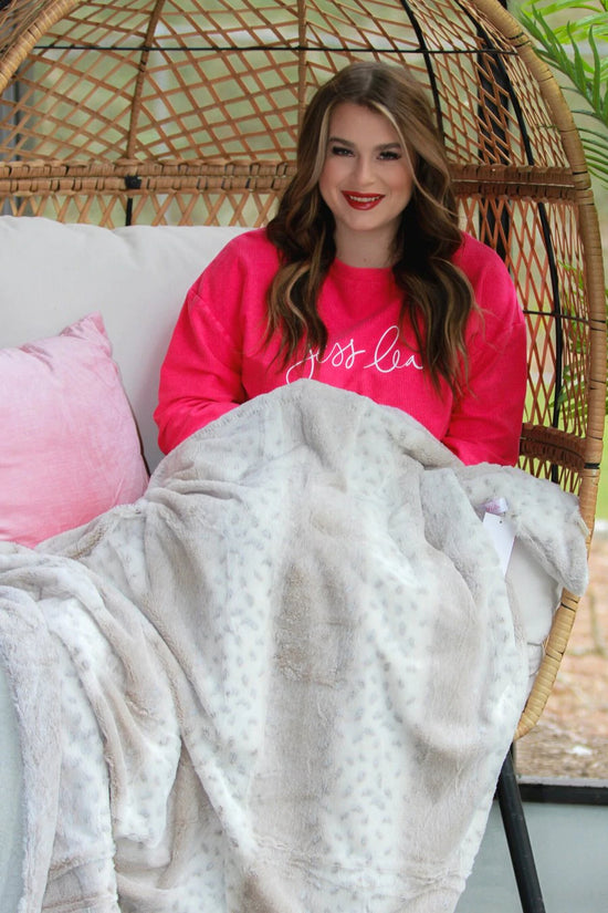 Let’s Snuggle Sherpa Blanket