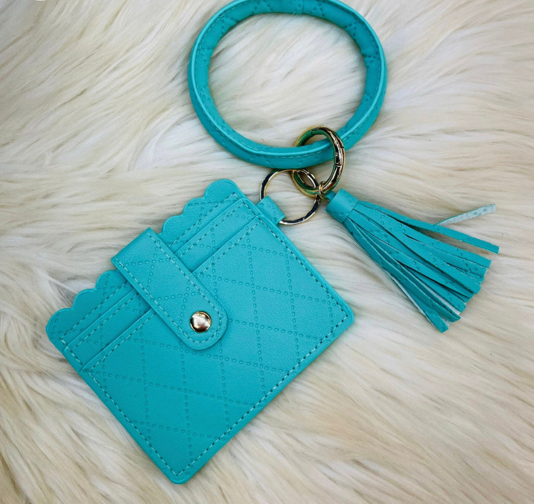 Mini fancy card holder/keychain