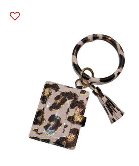 Mini fancy card holder/keychain