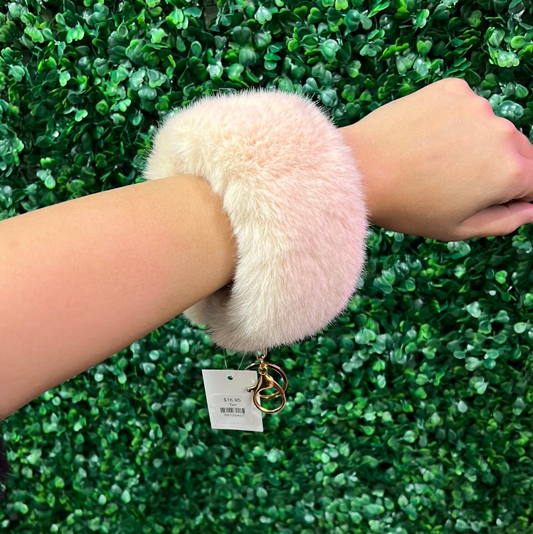 Faux Fur Key Chain