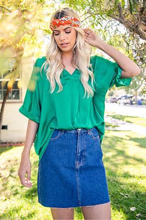 V-Neck High-Low Top *FINAL SALE*