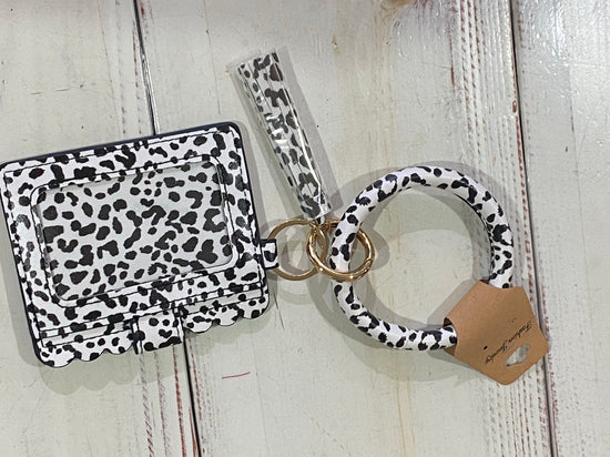 Mini fancy card holder/keychain