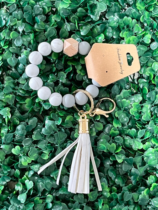 Silicone Beaded Key Rings
