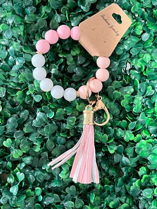 Silicone Beaded Key Rings