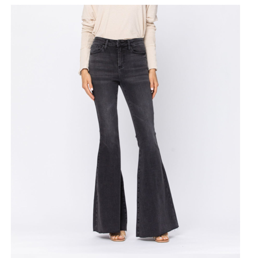 Judy Blue Black Hi Rise Super Flare