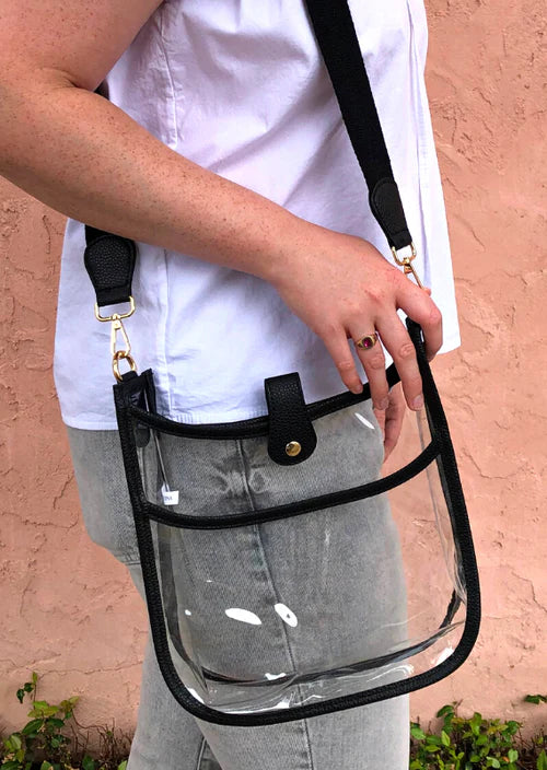 Game Day Clear Crossbody Handbag