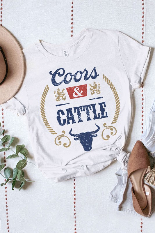 Coors & Cattle Graphic Tee