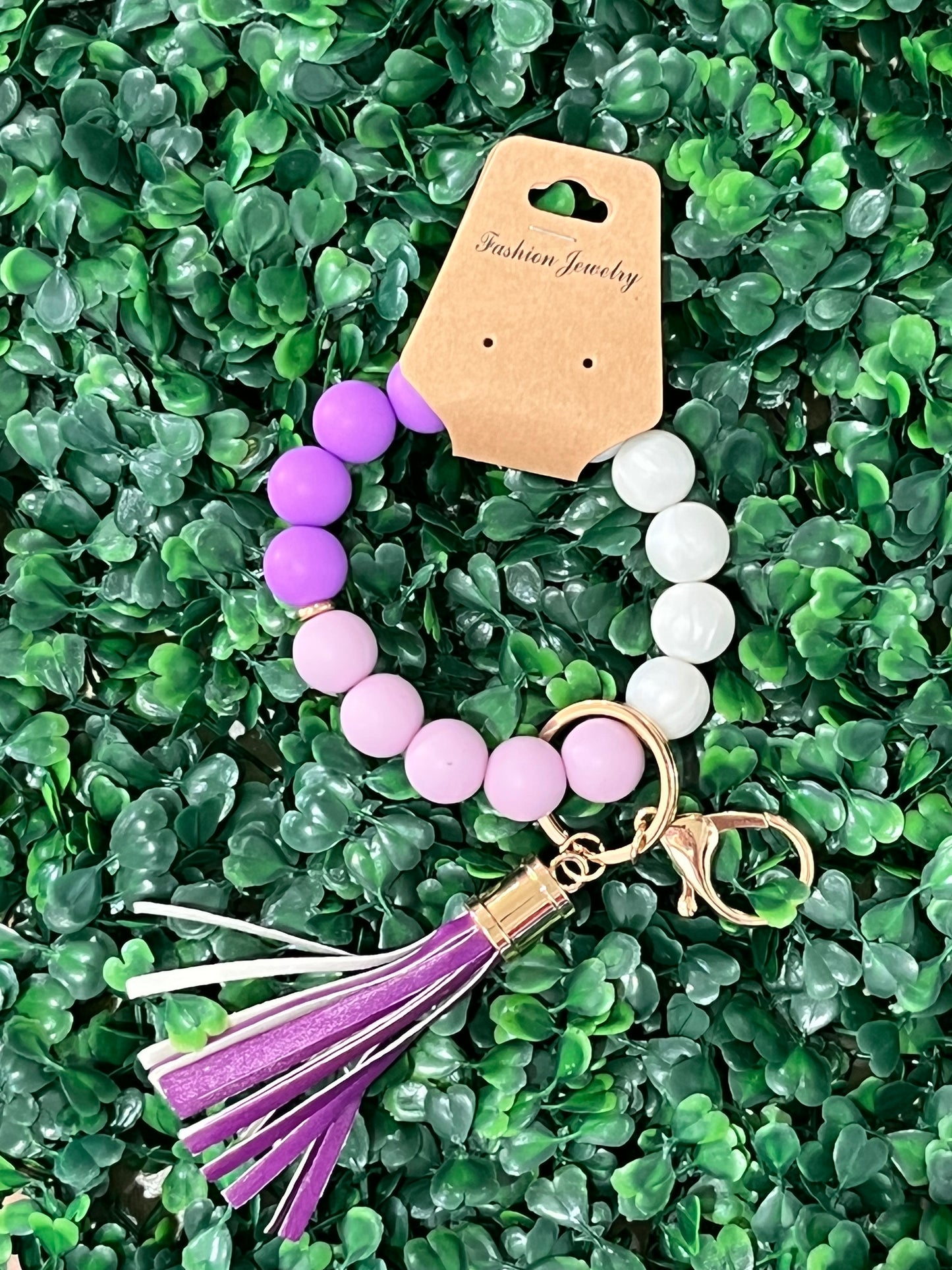 Silicone Beaded Key Rings